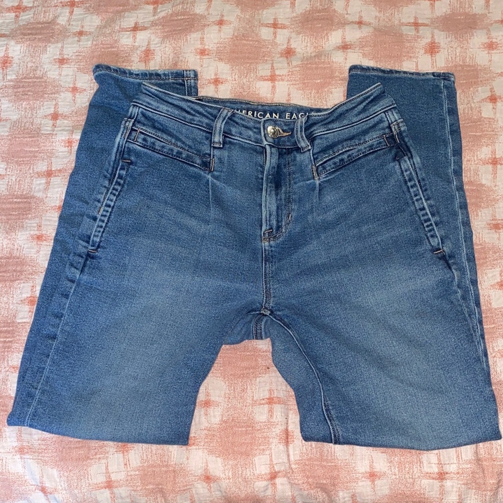 American Eagle Outfitters Blue Skinny Jeans